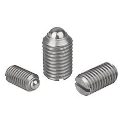 SPRING PLUNGERS - STAINLESS STEEL